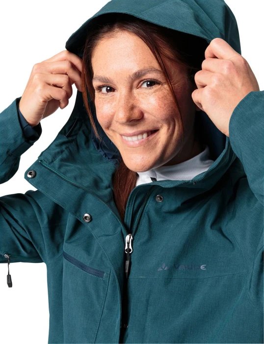 Vaude Yaras Warm Rain Fahrradjacke mallard green (Damen)