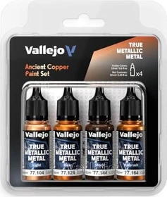 Vallejo True Metallic Metal ancient copper Farbset
