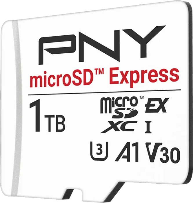PNY microSD Express R890/W810 1TB, UHS-I U3, A1, Class 10, SD Express EX I