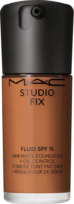 MAC Studio Fix Fluid 24HR Matte Foundation + Oil Control NW43 LSF15, 30ml