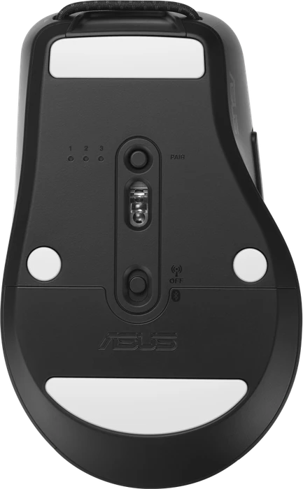 ASUS SmartO MD200 Multi-Device Wireless Mouse, Secret Black, USB/Bluetooth