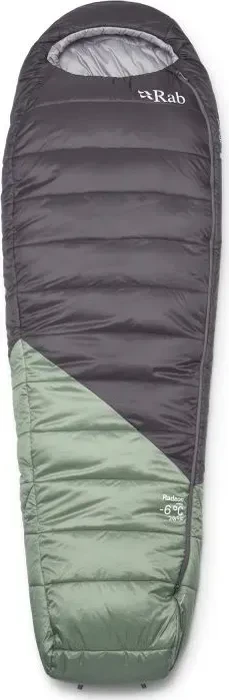 Rab Radeon -6C Regular Mumienschlafsack dark fig green/graphene (Damen)