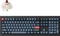 Keychron V6 Max, Carbon Black, 100% Fullsize, LEDs RGB, hot-swap, Gateron Jupiter BROWN, USB/Bluetooth, US Vorschaubild