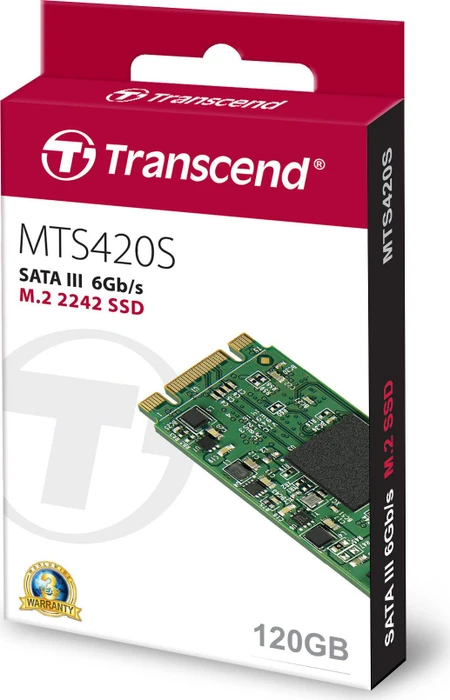 Transcend MTS420S SSD 120GB, M.2 2242 / B-M-Key / SATA 6Gb/s
