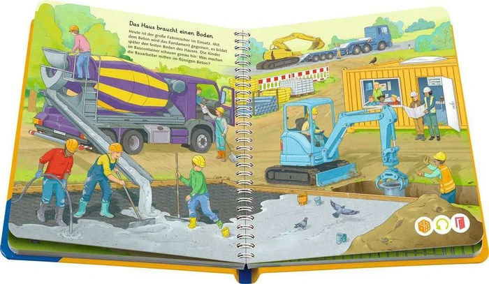 Ravensburger tiptoi Buch: Mein Wörter-Bilderbuch: Baustelle