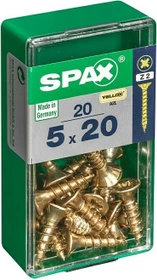 Spax YELLOX A2L 4CUT PZ2 Universalschraube, 5x20mm, 20 Stück