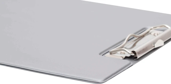 Maul Klemmbrettmappe mit Folienüberzug, A4, grau/silber