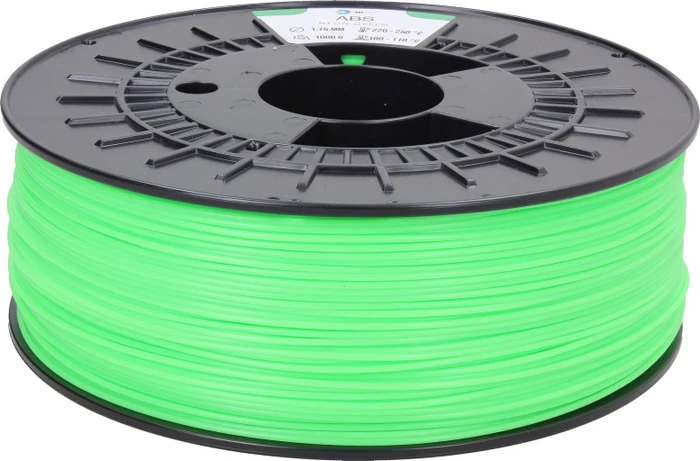 3DJake ABS, Neon Grün, Spule, 1.75mm, 2.30kg
