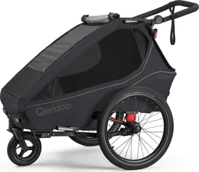 Qeridoo Kidgoo 2 Fahrradanhänger phantom grey (Modell 2026)