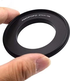 Amopofo Makro Umkehr-Adapterring 67mm auf Nikon