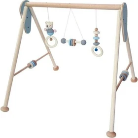 Hess Babyspielgerät Bär Spielbogen nature blau