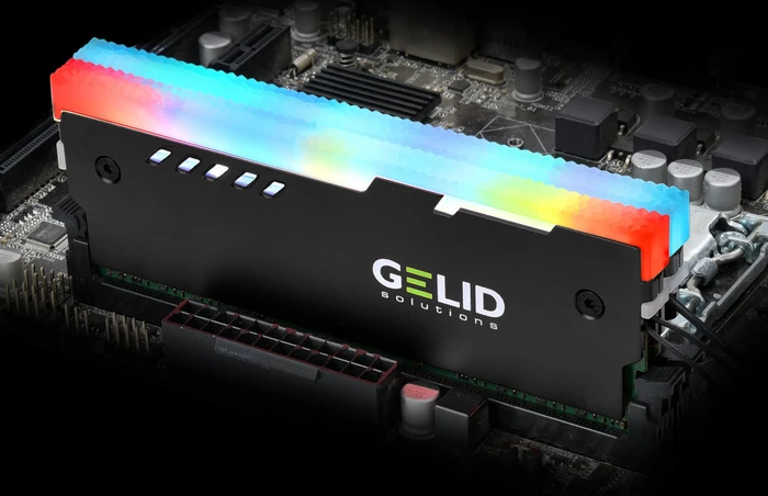 Gelid Solutions Lumen Black, RGB, RAM-Kühler, 2er-Pack
