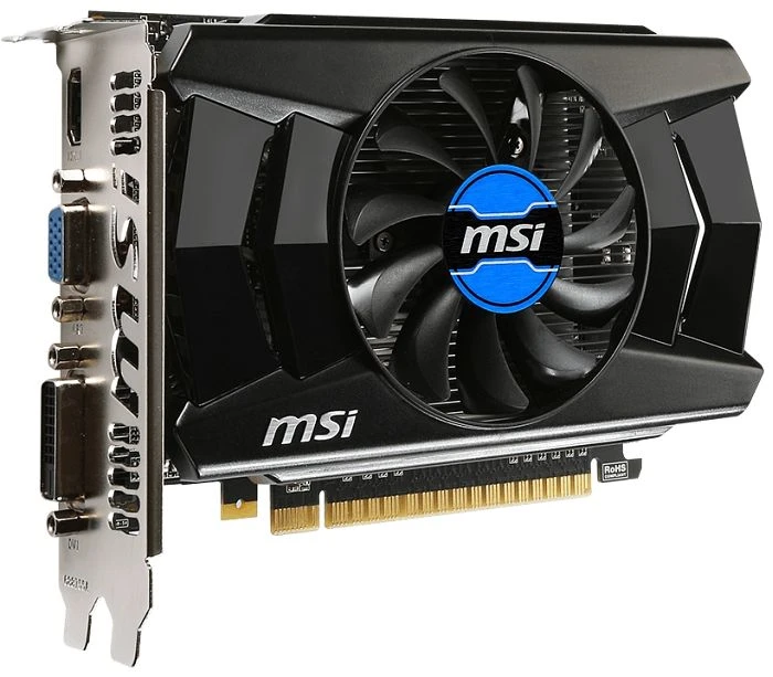 MSI GeForce GT 740, N740-2GD3, 2GB DDR3, VGA, DVI, HDMI