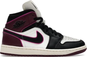 Nike Air Jordan 1 Mid SE sail/active pink/bordeaux/black (Damen)
