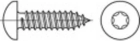 Toolcraft Torx galvanisch verzinkt Linsenblechschraube, 5.5x60mm, 250 Stück