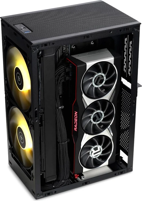 SSUPD Meshlicious, schwarz, Mini-ITX