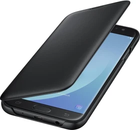 Samsung EF-WJ730CB Flip Wallet für Galaxy J7 (2017) schwarz