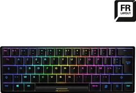 Sharkoon Skiller SGK50 S4, Black, LEDs RGB, hot-swap, Kailh KT RED, USB, FR (4044951033997)