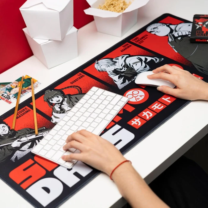 Grupo Erik Editores Sakamoto Days XL Mousepad, 800x350mm, mehrfarbig