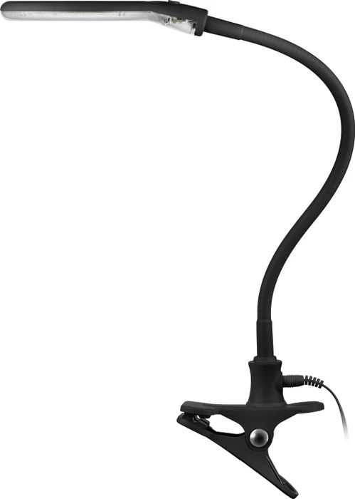 Wentronic Goobay LED-Stand-/Klemm-Lupenleuchte, 6W, 1.75x, 3 Dioptrien schwarz