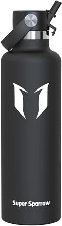 Super Sparrow To Go Isolierflasche 1l schwarz