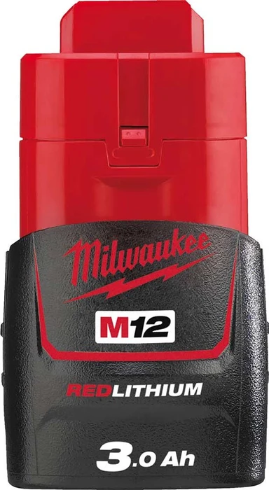 Milwaukee M12 B3 Werkzeug-Akku 12V, 3.0Ah, Li-Ionen [3.0Ah] [36Wh]