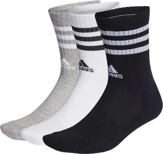 adidas Thin and Light Sportswear Low Cut Socken medium grey heather/white/black, 3 Paare