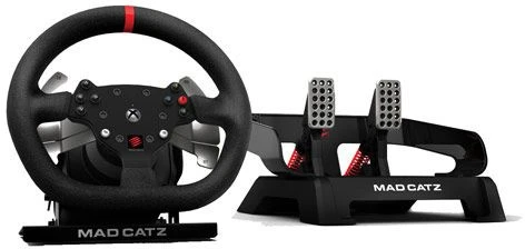 MadCatz Pro Racing Force Feedback Lenkrad und Pedale (Xbox One)