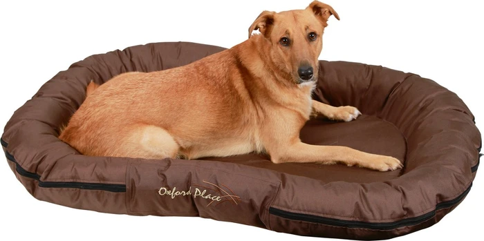 Kerbl Liegekissen Oxford Place, 120x85x17cm, braun