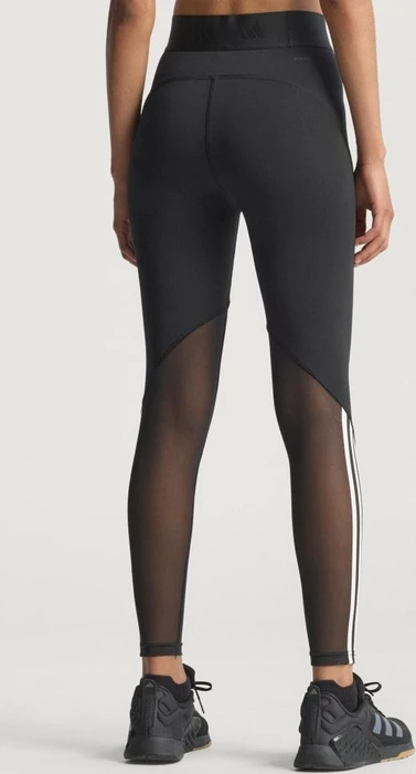 adidas Hyperglam Full-Length Hose lang schwarz/weiß (Damen)