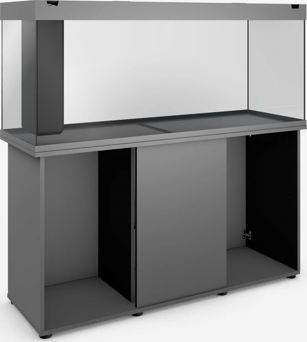 Juwel Rio 450 LED Aquarium-Set mit Unterschrank, grau/grau, 450l