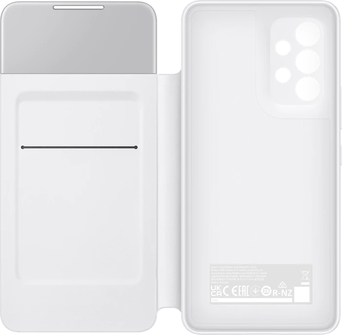 Samsung S-View Wallet Cover für Galaxy A53 5G weiß