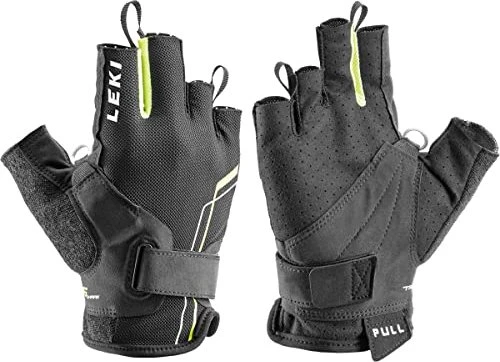 Leki Nordic Breeze Shark Handschuhe schwarz/gelb/weiß