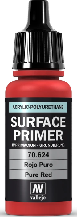 Vallejo Surface Primer pure red, 17ml