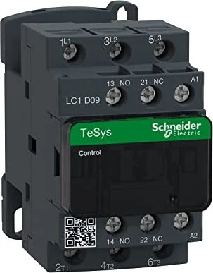 Schneider Electric Leistungsschütz, 3p+1S+1Ö, 4kW/400V/AC3, 9A, Spule 230V 50/60Hz