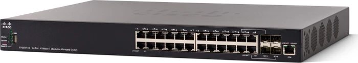 Cisco SX350X Rackmount 10G Managed Switch, 20x RJ-45, 4x RJ-45/SFP+
