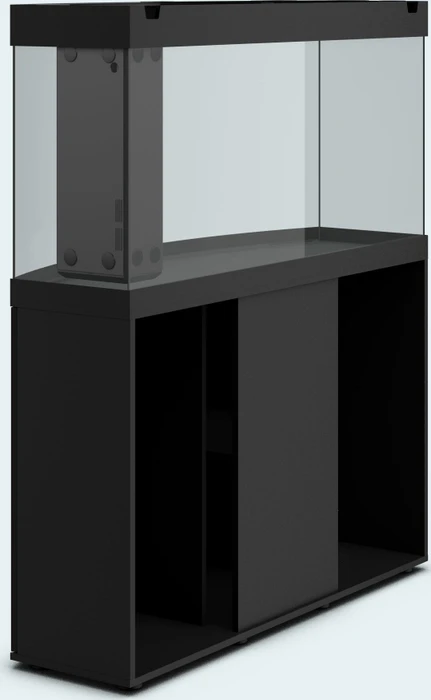 Juwel Vision 260 LED Aquarium-Set mit Unterschrank, schwarz/schwarz, 260l