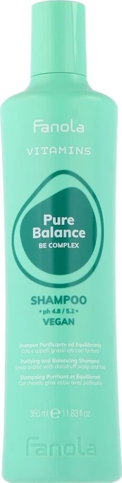 Fanola Vitamins Pure Balance BE Complex Shampoo, 350ml