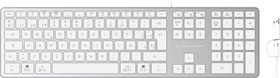 Conceptronic KAYNE02WES Slim-Tastatur, weiß, USB, ES