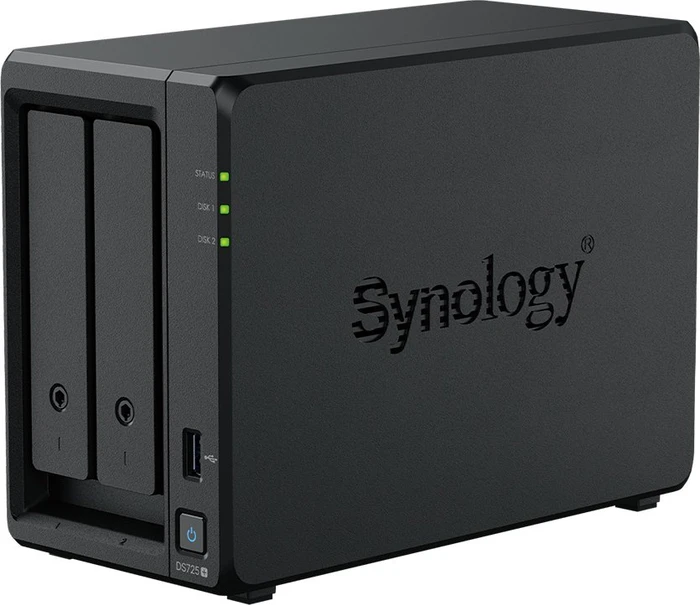 Synology DiskStation DS725+, 4GB RAM ECC, 1x RJ-45 2.5GBase-T, 1x RJ-45 1000Base-T
