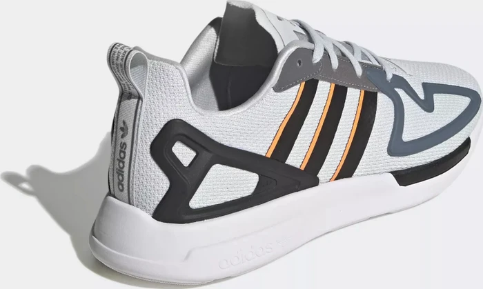 adidas ZX 2K Flux clear grey/core black/signal orange (Herren)