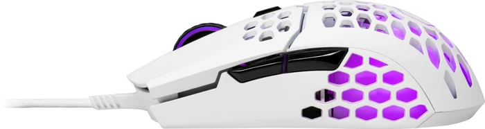Cooler Master MasterMouse MM711 RGB Gaming Maus weiß matt, USB