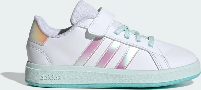 adidas Grand Court 2.0 cloud white/iridescent/halo mint (Junior)