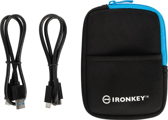 Kingston IronKey Vault Privacy 80 External SSD, 3.84TB, USB-C 3.0