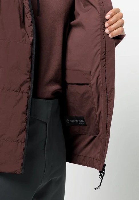 Jack Wolfskin Bike Commute Ins Funktionsjacke dark maroon (Herren)