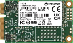 Transcend Industrial MSA372I 16GB, MO-300 / mSATA 6Gb/s