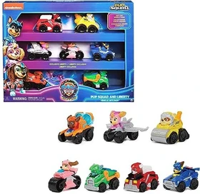 Spin Master Paw Patrol - The Mighty Movie - Pup Squad & Liberty Vehicle Gift Pack