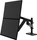 Ergotron LX Pro Dual Monitor Arm, hohe Säule schwarz (45-690-292)