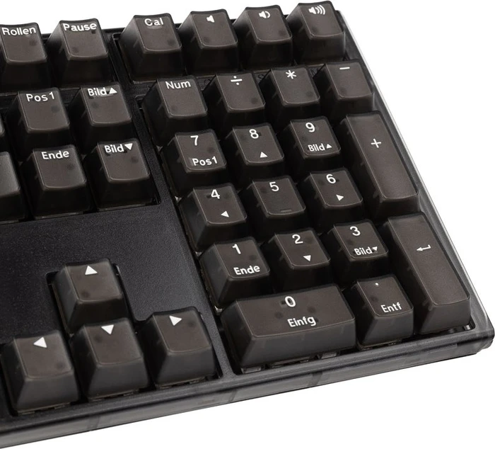 Ducky One 3 PBT, LEDs RGB, Aura Black, MX SILENT RGB RED, USB, DE
