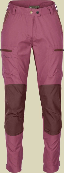 Pinewood Caribou TC Hose lang chillirot/grau (Damen)